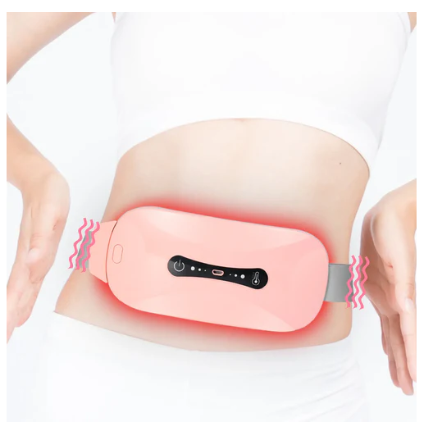 Hot Sale Lumbar Massage Belt Vibrating Heating Waist Massager for Menstrual Pain Relief