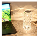 Crystal Diamond Table Lamp, 16 Color Changing Touch Lamp