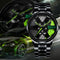 Luxury Custom Unique 3D Design Star Wheel Watch Sports Black Car Rim Watches Men Wrist Reloj Car